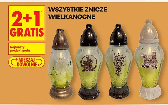 Znicze wielkanocne promocja w Biedronka
