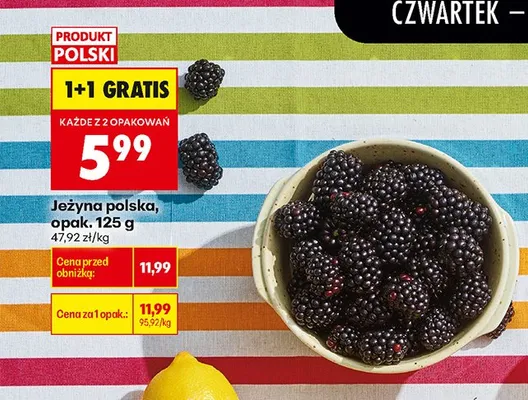 Jeżyna polska promocja w Biedronka