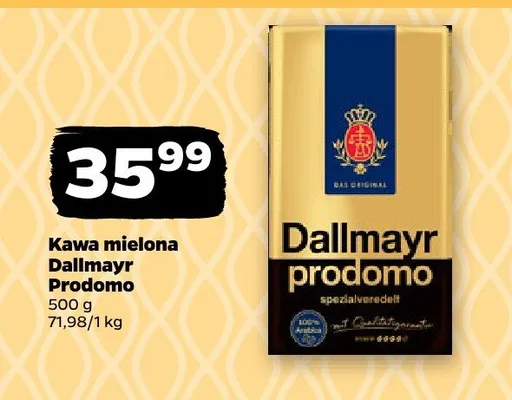 Kawa mielona prodomo promocja w Netto