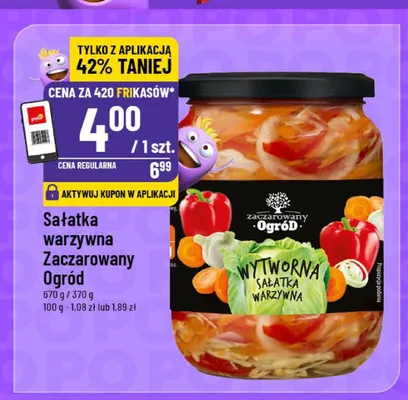 Sałatka warzywna Zaczarowany Ogród promocja w POLOmarket