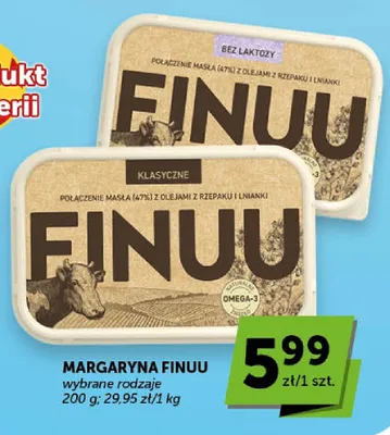 Margaryna Finuu klasyczne promocja w Groszek