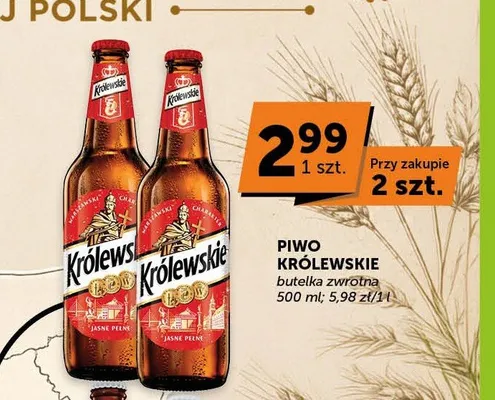 Piwo Królewskie Jasne Pełne promocja w ABC