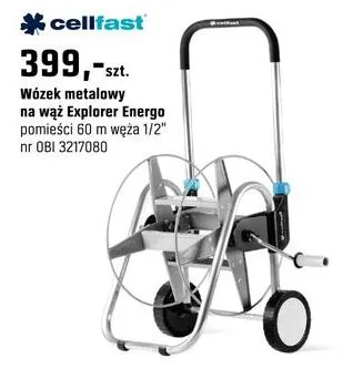 Wózek metalowy na wąż Explorer Energo promocja w OBI