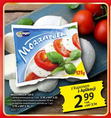 Mozzarella Jäger promocja w Selgros