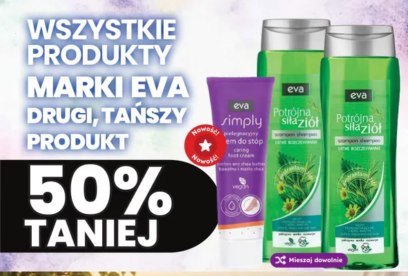 Szampon do włosów Eva Potrójna Siła Ziół z ekstraktami promocja w Dino
