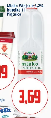 Mleko wiejskie Piątnica 3,2% promocja w Kupiec