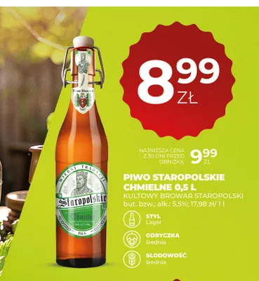 Piwo Staropolskie Chmielne promocja w Duży Ben