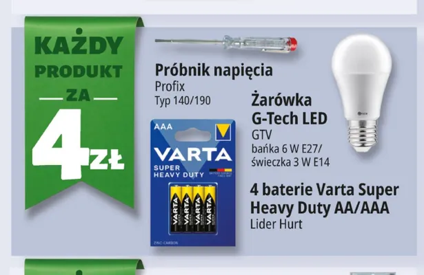 Próbnik napięcia Profix promocja w Leclerc