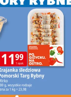 Krajanka śledziowa Pomorski Targ Rybny Mirko promocja w Leclerc
