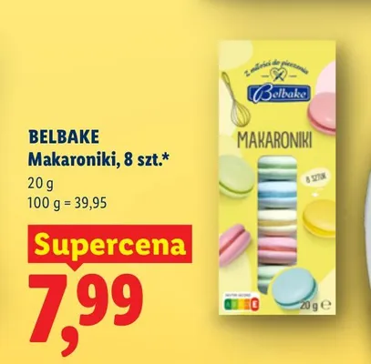Makaroniki, 8 szt. promocja w Lidl