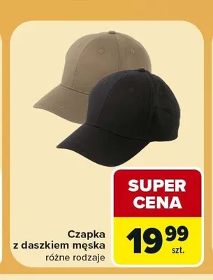 Czapka z daszkiem męska promocja w Carrefour