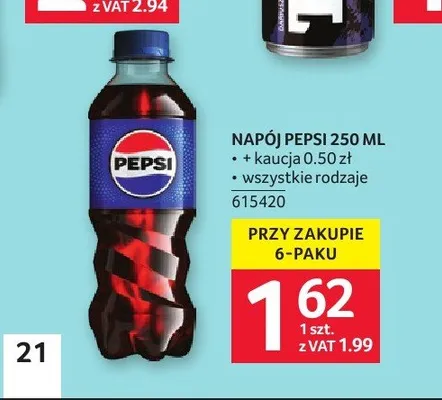 Napój Pepsi promocja w Selgros