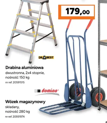 Wózek magazynowy Domino promocja w Bricoman