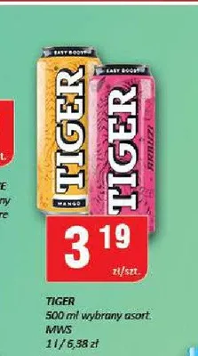 Napój energetyczny Tiger promocja w Chorten