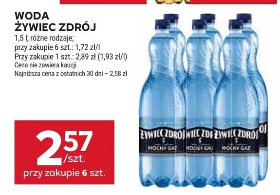 Woda Żywiec Zdrój promocja w Stokrotka