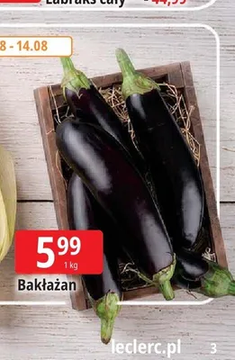 Bakłażan promocja w Leclerc