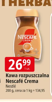 Kawa rozpuszczalna Nescafé Crema promocja w Leclerc