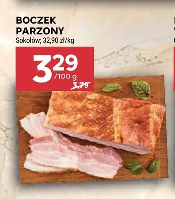 Boczek parzony promocja w Stokrotka