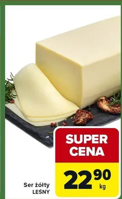 Ser żółty LEŚNY promocja w Carrefour Express