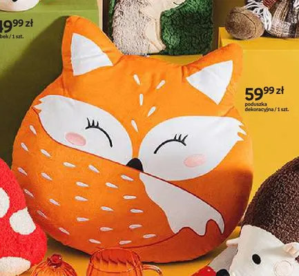 Poduszka dekoracyjna lisek Hello Autumn promocja w Empik