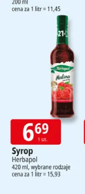 Syrop Herbapol promocja w Leclerc