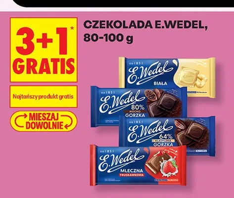 Czekolada E.Wedel Biała promocja w Biedronka