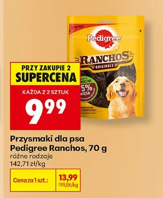 Przysmaki dla psa Pedigree Ranchos promocja w Biedronka