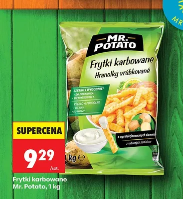 Frytki karbowane promocja w Biedronka