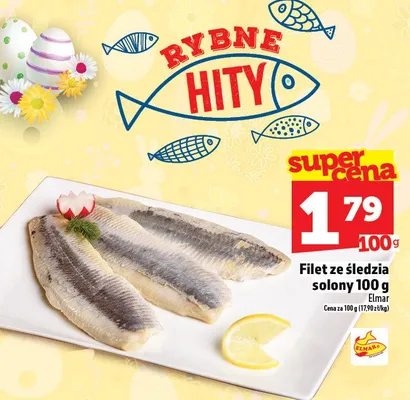 Filet ze śledzia solony promocja w TOPAZ