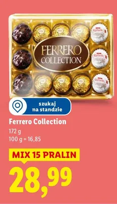 Praliny Ferrero Collection 15 pralin promocja w Lidl
