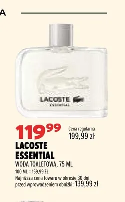 Woda toaletowa Lacoste Essential promocja w Drogerie Natura