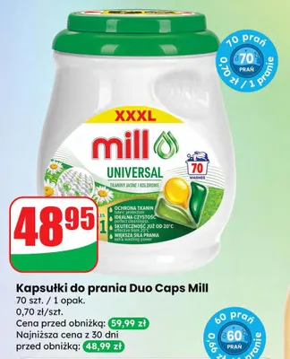 Kapsułki do prania Duo Caps Universal promocja w Dino