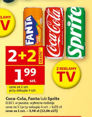 Napój Fanta promocja w Auchan