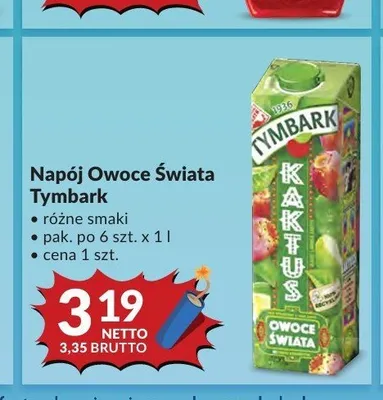 Napój Owoce Świata Tymbark promocja w Makro