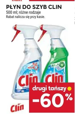 Płyn do szyb Clin promocja w Stokrotka
