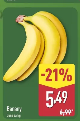 Banany promocja w Aldi