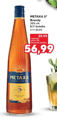 Brandy Metaxa 5* promocja w Kaufland