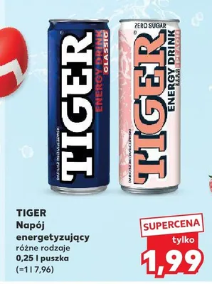 Napój energetyzujący różne rodzaje promocja w Kaufland