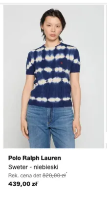 Sweter Polo Ralph Lauren niebieski promocja w Lounge by Zalando