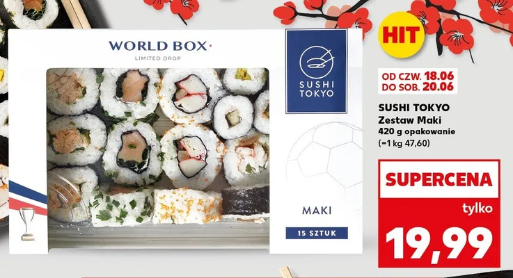 Zestaw maki Sushi Tokyo promocja w Kaufland