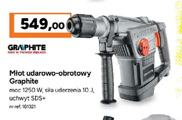 Młot udarowo-obrotowy Graphite promocja w Bricoman