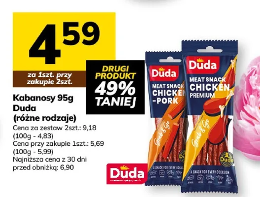 Kabanosy różne rodzaje promocja w Hitpol