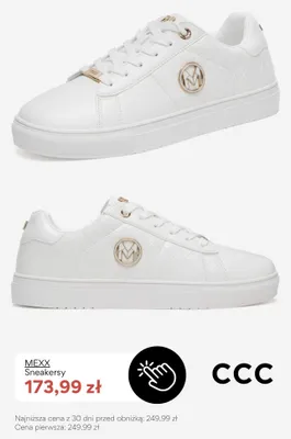 Buty damskie sneakersy Mexx promocja w CCC