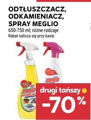 Odtłuszczacz, odkamieniacz, spray Meglio promocja w Stokrotka