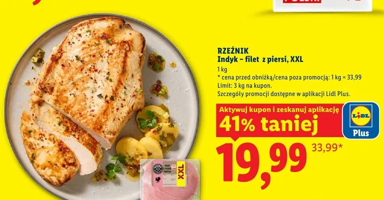 Indyk - filet z piersi XXL Rzeźnik promocja w Lidl