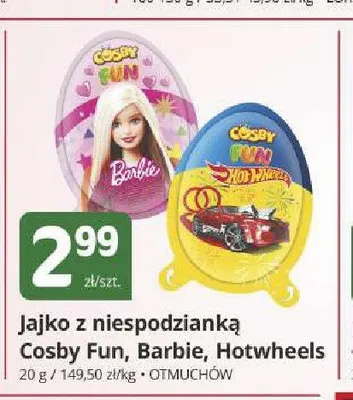 Jajko z niespodzianką Cosby Fun Barbie promocja w Marketvita