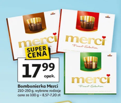 Czekoladki Merci promocja w Auchan