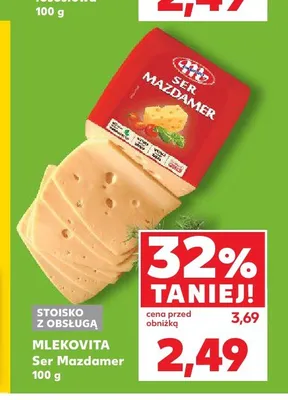 Ser Mazdamer Mlekovita promocja w Kaufland
