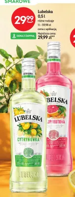 Wódka smakowa Lubelska Grejpfrutowa promocja w Żabka