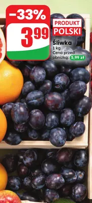 Śliwki polskie promocja w Dino